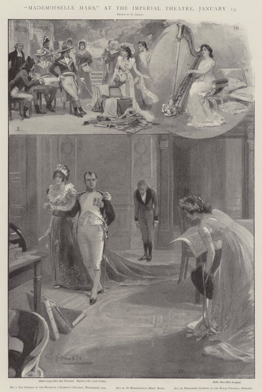 Mademoiselle Mars, am Imperial Theatre, 25. Januar von G.S. Amato