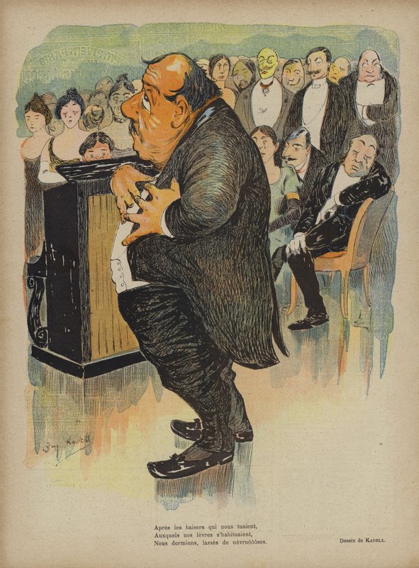 Illustration für Le Rire von G. Kadell