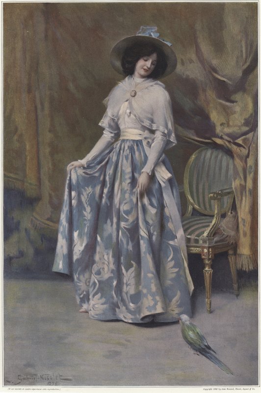 Porträt in Blau von Gabriel Nicolet