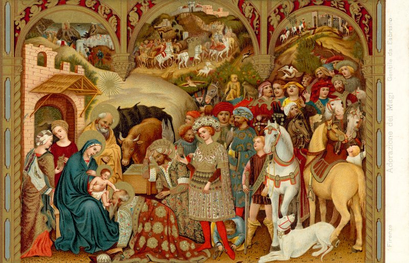 Anbetung der Könige von Gentile da Fabriano