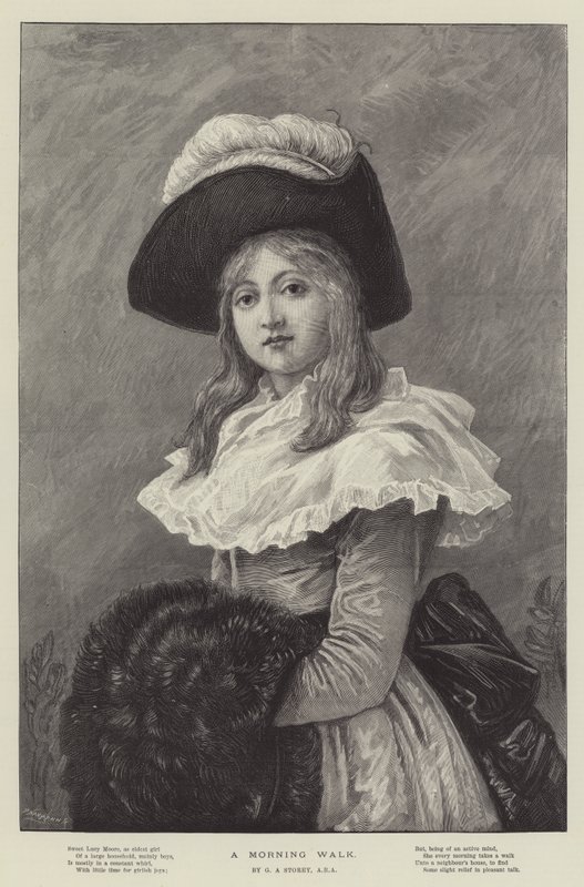 Ein Morgenspaziergang von George Adolphus Storey