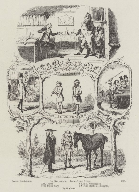 La Bagatelle von George Cruikshank