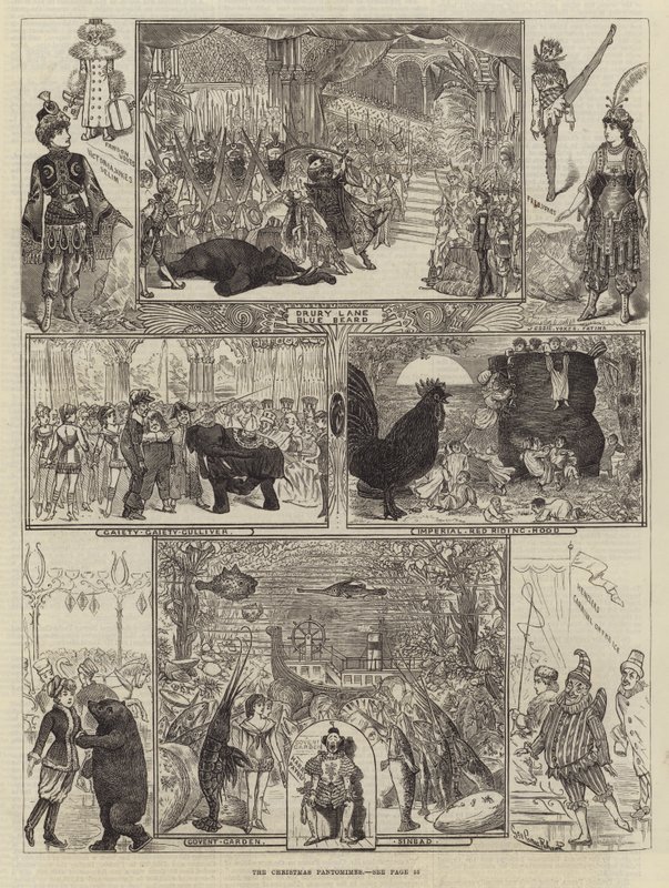 Die Weihnachts-Pantomimen von George Cruikshank