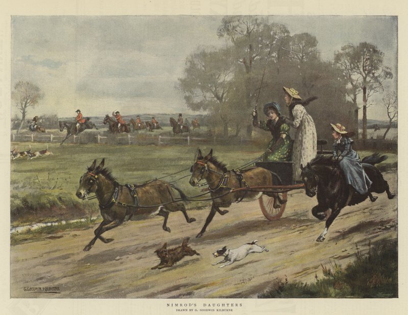 Nimrods Töchter von George Goodwin Kilburne