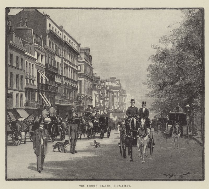 Die Londoner Saison, Piccadilly von George L. Seymour