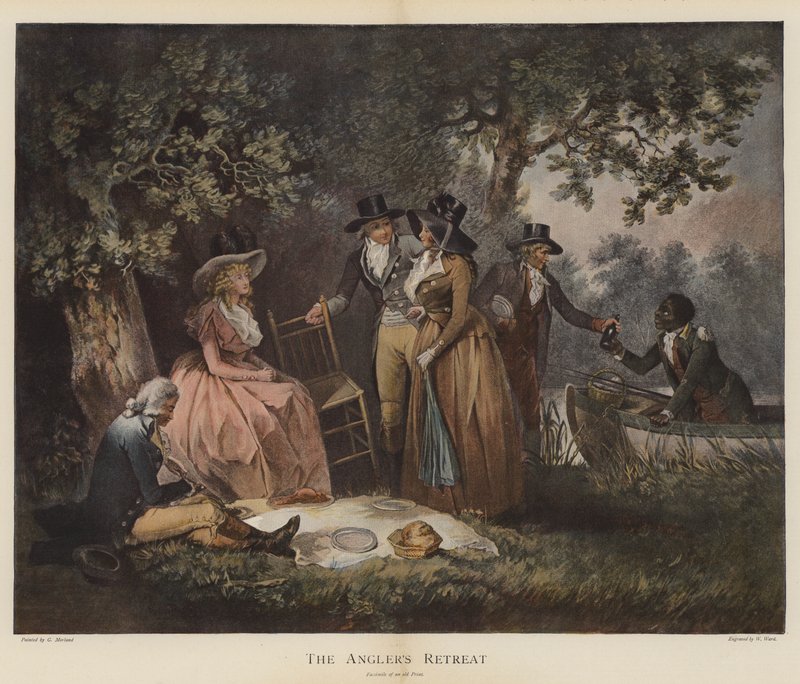 Das Refugium des Anglers von George Morland