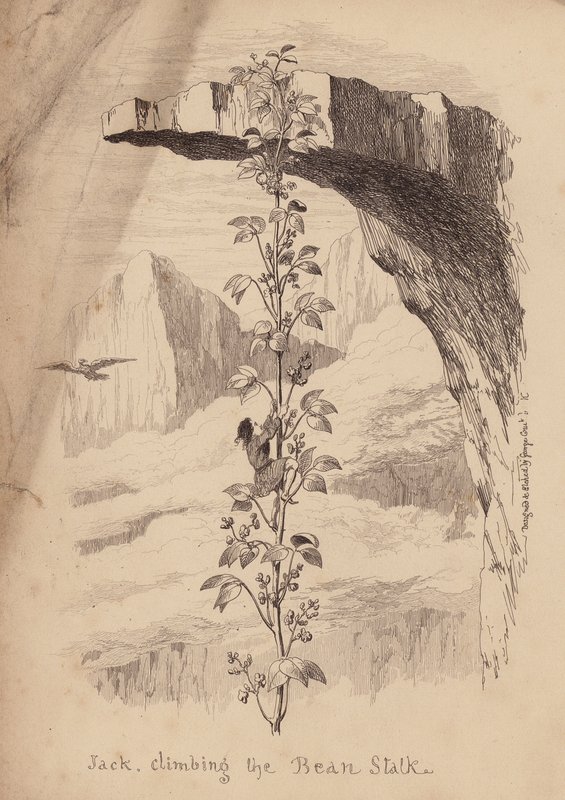 Hans und die Bohnenranke von George (after) Cruikshank