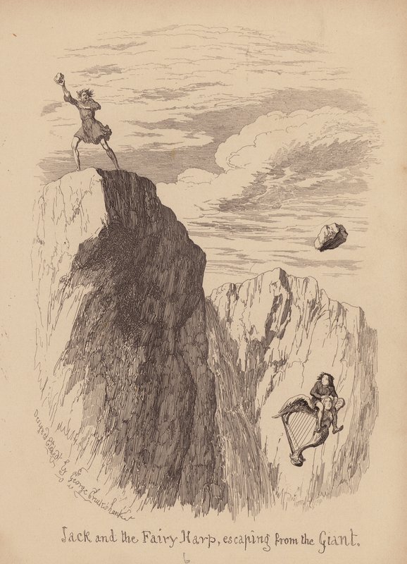 Jack und die Bohnenranke von George (after) Cruikshank