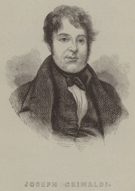 Joseph Grimaldi von George (after) Cruikshank