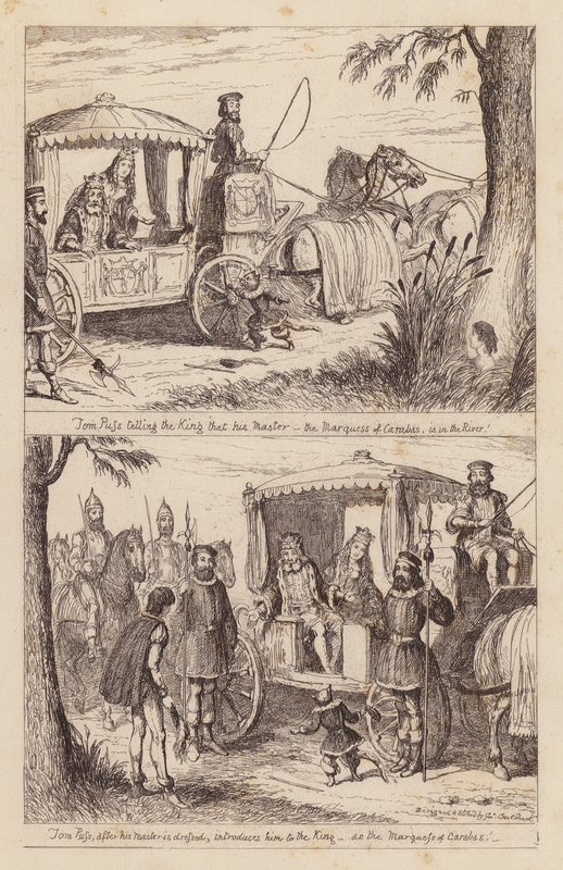 Der gestiefelte Kater von George (after) Cruikshank