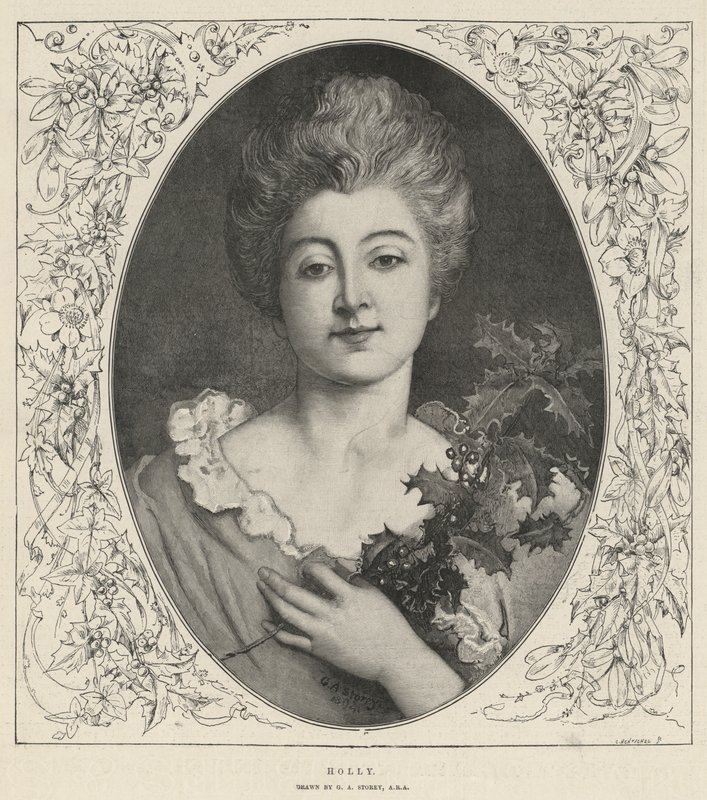 Stechpalme von George Adolphus Storey