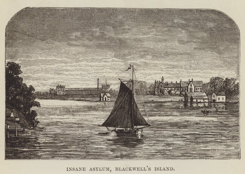 Irrenanstalt, Blackwells Island von George Augustus Sala
