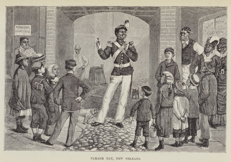 Paradetag, New Orleans von George Augustus Sala