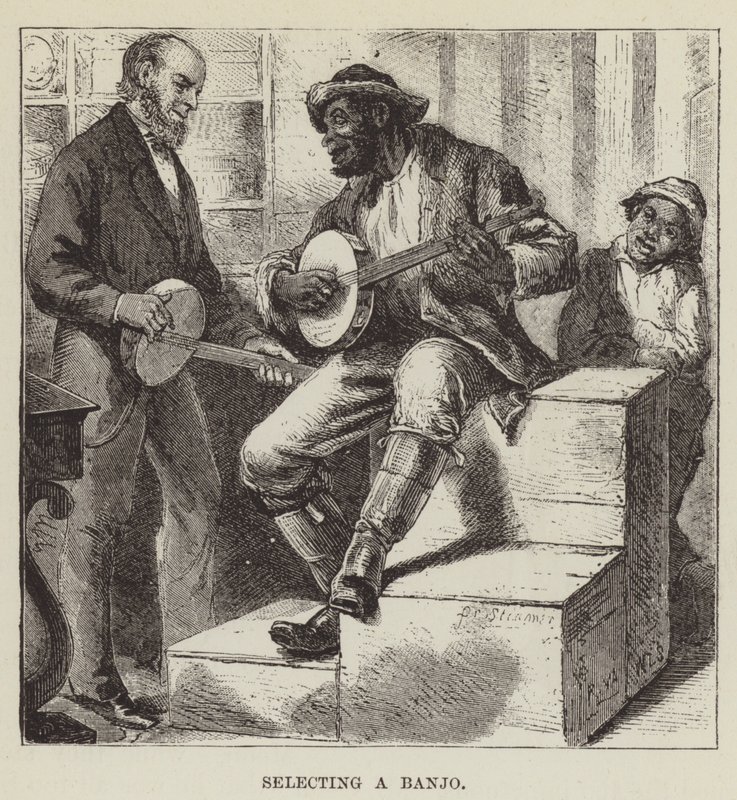 Ein Banjo auswählen von George Augustus Sala