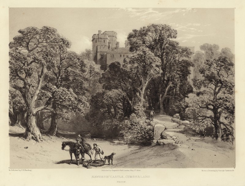 Naworth Castle, Cumberland von George Cattermole
