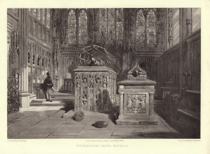 Die Beauchamp-Kapelle, Warwick von George Cattermole