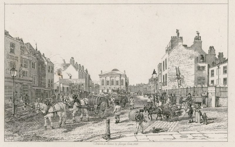 Das Sessions House, Clerkenwell von George Cooke