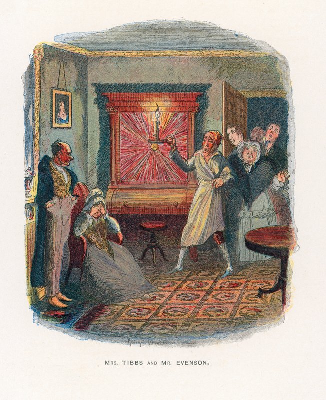 Illustration für Sketches by Boz von George Cruikshank