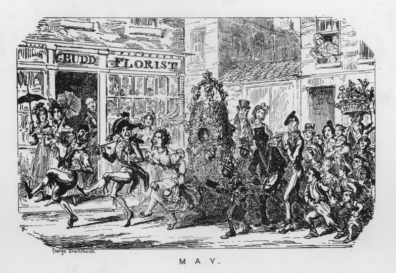 Maifeiertag (Stich) von George Cruikshank