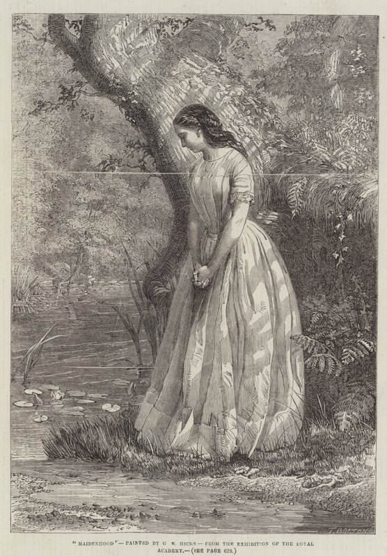 Mädchenhaftigkeit von George Elgar Hicks