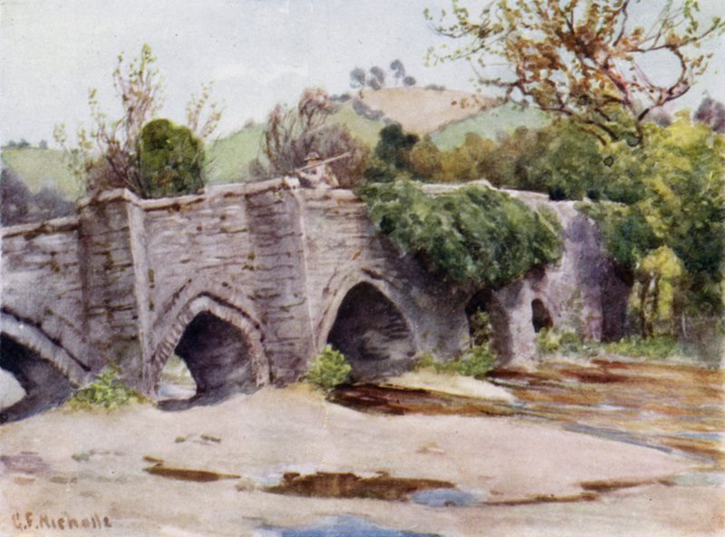 Alte Brücke in Lostwithiel von George Franck Nicholls