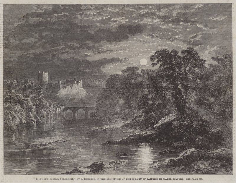 Richmond Castle, Yorkshire von George Haydock Dodgson