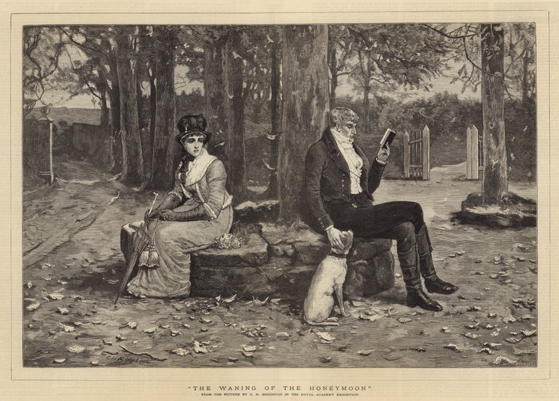Das Nachlassen der Flitterwochen von George Henry Boughton