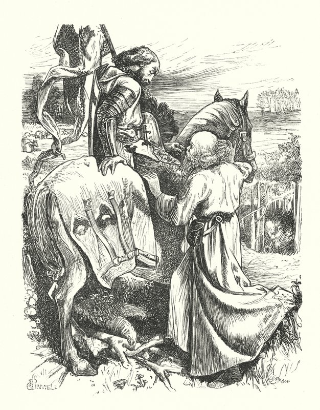 Die Abreise des Pilgers von George John Pinwell