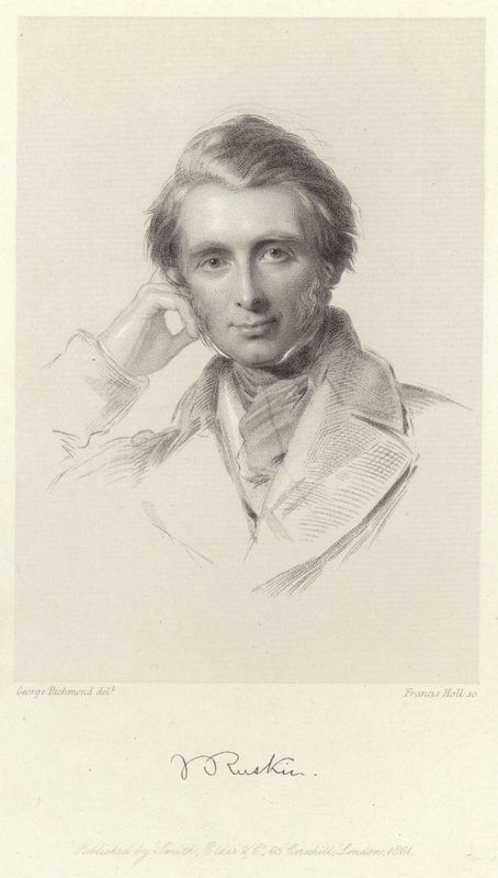 Porträt von John Ruskin von George Richmond