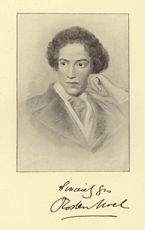 Roden Noel, englischer Dichter von George Richmond