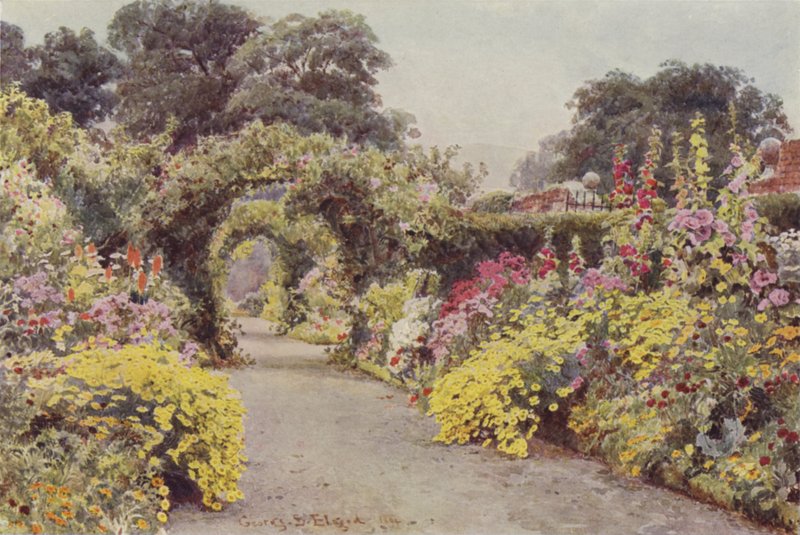 Abbey Leix von George Samuel Elgood