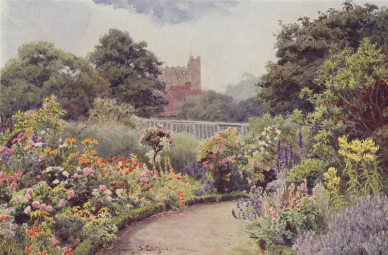 Der Deanery-Garten, Rochester von George Samuel Elgood