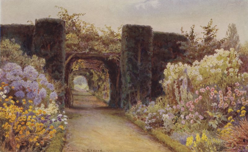 Die Pergola, Great Tangley von George Samuel Elgood