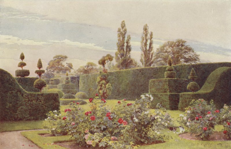 Der Rosengarten, Arley von George Samuel Elgood