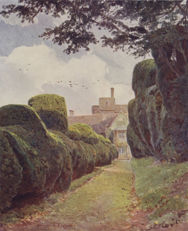 Die Eibenallee, Rockingham von George Samuel Elgood