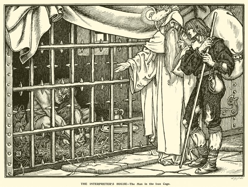 Das Haus des Dolmetschers (Gravur) von George Woolliscroft Rhead