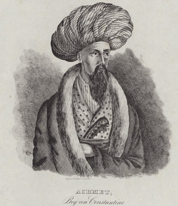 Ahmad Bey von Constantine, 1839 von German School