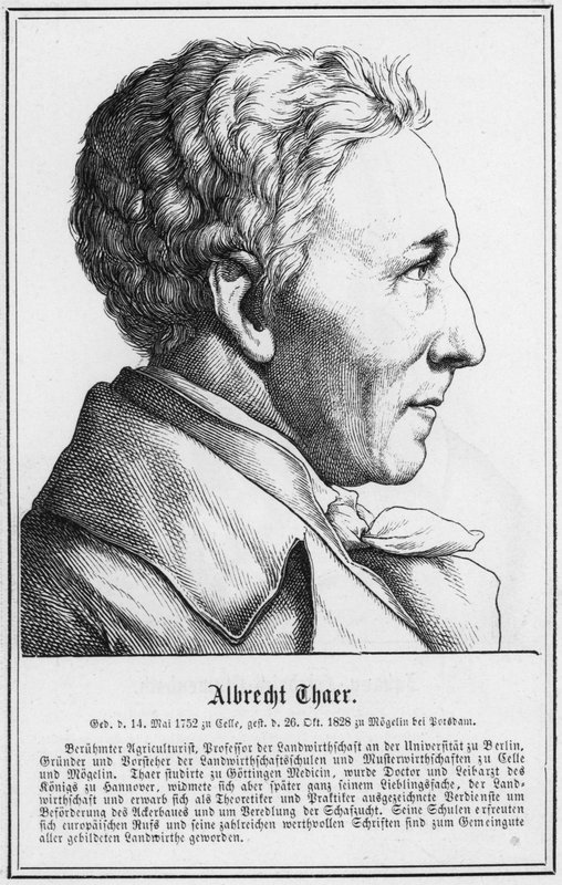 Albrecht Thaer (Gravur) von German School