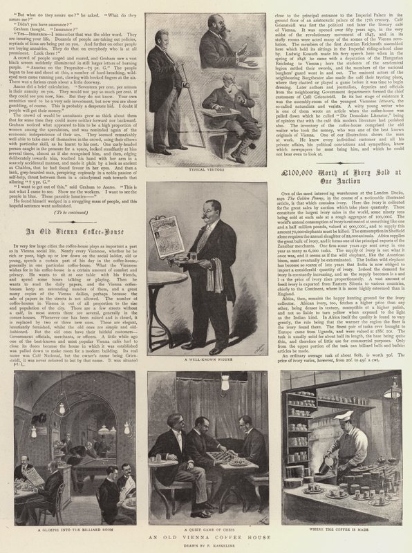 Ein altes Wiener Kaffeehaus von German School
