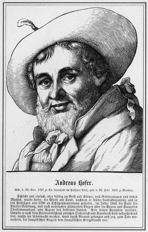 Andreas Hofer (Gravur) von German School