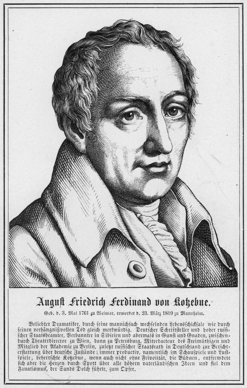 August Friedrich Ferdinand von Kotzebue von German School
