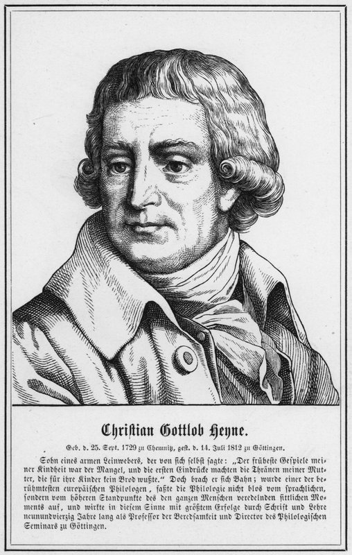Christian Gottlob Heyne von German School