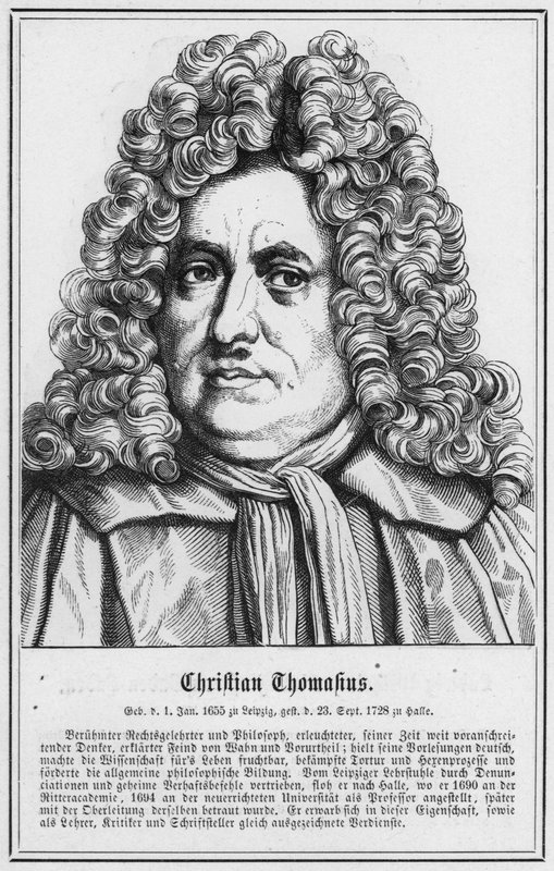 Christian Thomahus (Gravur) von German School