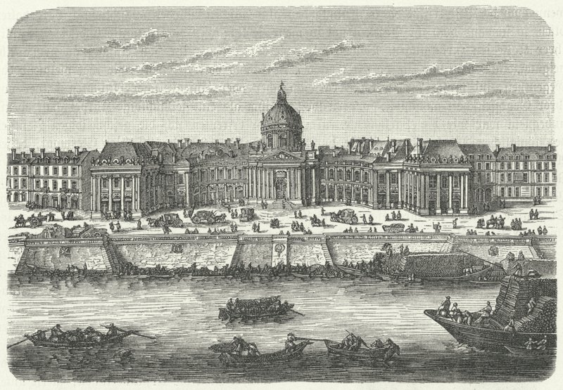 Collège des Quatre Nations, Paris (Gravur) von German School