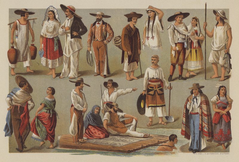 Kostüme in Mexiko von German School