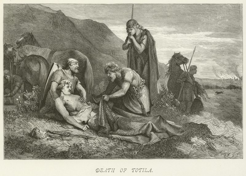 Tod von Totila von German School