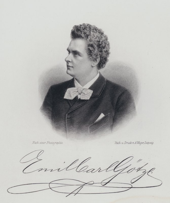 Emil Goetze, deutscher Opernsänger von German School