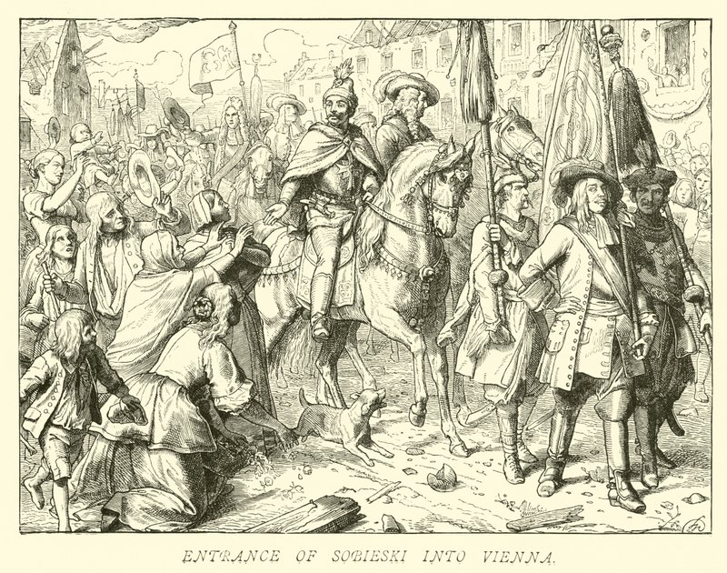 Einzug von Sobieski in Wien von German School