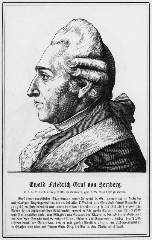 Ewald Friedrich Graf von Hertzberg von German School
