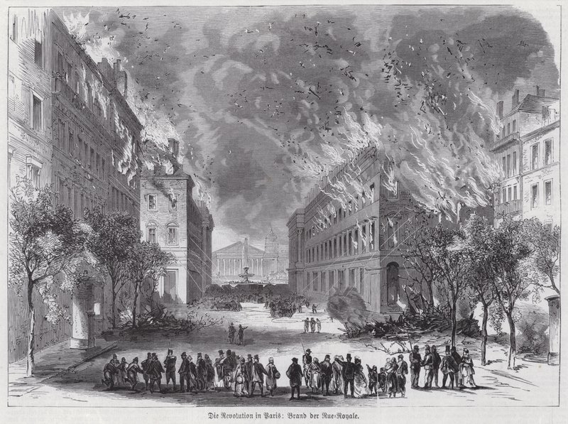 Brände in der Rue Royale, Pariser Kommune von German School